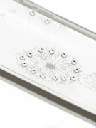 Чехол-накладка Samsung Galaxy S20 Kruche Flash drill Silver