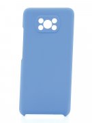 Чехол-накладка Xiaomi Poco X3/X3 Pro Derbi Slim Silicone-2 джинсовый синий