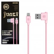 Кабель USB-iP WK Pink 1m