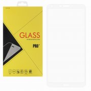 Защитное стекло LG Q6a Glass Pro Full Screen белое 0.33mm