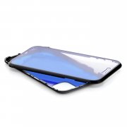 Чехол-накладка iPhone 11 Pro Kruche Metal Frame Blue Light Black