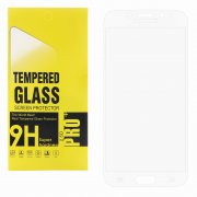 Защитное стекло Samsung Galaxy J7 2017 Full Glue 4D белое 0.33mm