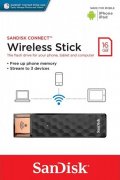 Флеш Sandisk Wireless Stick 16Gb Black USB 2.0