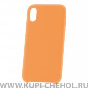 Чехол-накладка iPhone XS Max Derbi Slim Silicone-2 оранжевый