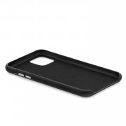 Чехол-накладка iPhone 11 Pro Max Kruche IXSMAXL E02 Leather Black