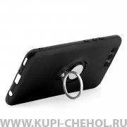 Чехол-накладка Huawei P10 42001 с кольцом-держателем черный
