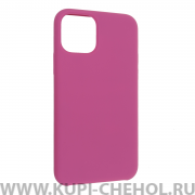 Чехол-накладка iPhone 11 Pro Derbi Slim Silicone-2 темно-розовый