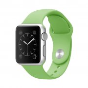 Ремешок для Apple Watch 38mm/40mm S/M силиконовый зеленый