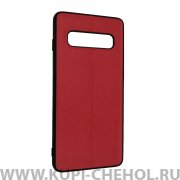 Чехол-накладка Samsung Galaxy S10 Hdci красный