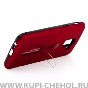 Чехол-накладка Samsung Galaxy J6 2018 42003 с подставкой красный