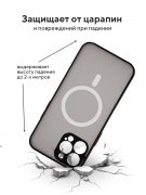 Чехол-накладка iPhone 14 Pro Max Kruche Skin Shell Magnet Black