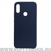 Чехол-накладка Xiaomi Redmi Note 7/Note 7 Pro Derbi Slim Silicone-2 темно- синий
