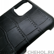 Чехол-накладка iPhone 11 VPG Adelman черный крокодил