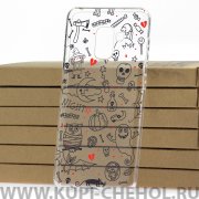 Чехол-накладка Samsung Galaxy A8 2018 (A530) Kruche Print Хэллоуин 1