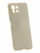 Чехол-накладка Xiaomi Mi 11 Lite Derbi Slim Silicone-3 молочный