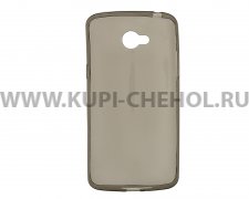 Чехол силиконовый LG K5 X220ds серый глянцевый 0.5mm