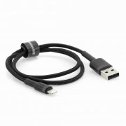 Кабель USB-iP Baseus Cafule Gray/Black 1m 2.4A