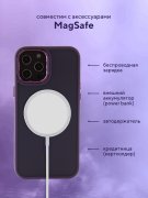 Чехол-накладка iPhone 12/12 Pro Kruche Camera Shine Magnet Purple