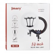 Кольцевая лампа без штатива диаметр 34 см Jmary Black