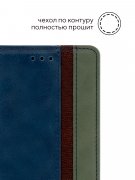Чехол книжка Xiaomi Redmi Note 10/Note 10S Kruche Purse Combi Blue
