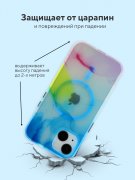 Чехол-накладка iPhone 14 Kruche Smoke colored Magnet Clear
