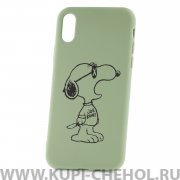 Чехол-накладка iPhone X/XS Derbi Dog Green