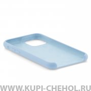 Чехол-накладка iPhone 11 Pro Derbi Slim Silicone-2 светло-голубой