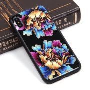 Чехол-накладка iPhone X/XS Derbi Azure Stone Flowers