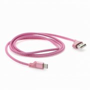 Кабель USB-Type-C Remax Camaroon Pink 1m