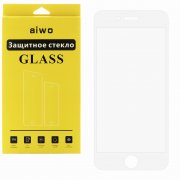Защитное стекло iPhone 6/6S Aiwo Full Screen белое матовое 0.33mm