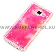 Чехол силиконовый Samsung Galaxy A7 (2016) A710 9211 розовый