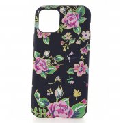 Чехол-накладка iPhone 11 Pro Luxo Flowers 3 фосфор