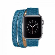 Ремешок для Apple Watch 42mm/44mm плетенка синий