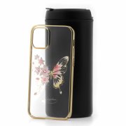 Чехол-накладка iPhone 12 mini Kingxbar Butterfly Gold