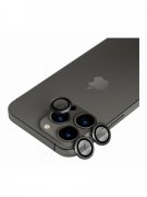 Защитное стекло для линз камеры iPhone 13 Pro Max/iPhone 13 Pro Amazingthing Aluminum Graphite Black 3шт 0.33mm