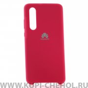 Чехол-накладка Huawei P30 7001 темно-розовый