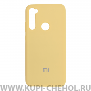 Чехол-накладка Xiaomi Redmi Note 8 Derbi Slim Silicone-2 желтый