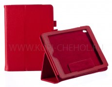 Чехол откидной Acer A1-810 Iconia Tab красный флотер к/з