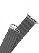 Ремешок для Apple Watch 42mm/44mm/45mm Amazingthing Titan Sport Metal Gray