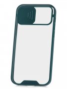 Чехол-накладка iPhone 12 Derbi Сloscam Dark green