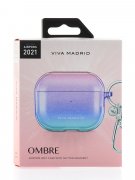Чехол для наушников AirPods 3 (2021) Viva Madrid Ombre Glitter Gradient с карабином