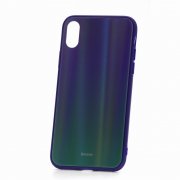 Чехол-накладка iPhone X/XS Baseus Laser Luster Blue/Green