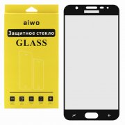 Защитное стекло Samsung Galaxy J7 2018 Aiwo Full Screen черное 0.33mm