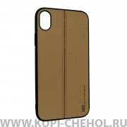 Чехол-накладка iPhone XR Hdci светло-коричневый