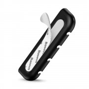 Держатель для проводов+аппликатор для стекла iPhone XR Baseus Holder Black