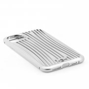 Чехол-накладка iPhone 7/8/SE (2020) Kruche Metal Suitcase Silver