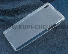 Чехол-накладка Sony L39h Xperia Z1 iBox Crystal прозрачный глянцевый 0.5mm