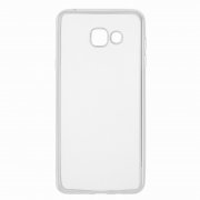 Чехол силиконовый Samsung Galaxy A7 (2016) A710 Л32003 серебряный
