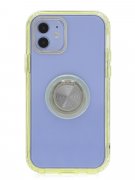 Чехол-накладка iPhone 12 Kruche Ring Yellow Чехол-накладка iPhone 12 Kruche Ring Yellow