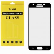Защитное стекло Samsung Galaxy J7 2017 Aiwo Full Screen чёрное 0.33mm